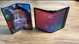 Incoming Call Samsung Galaxy Fold 2 vs Royole FlexPai