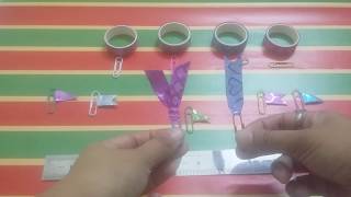 Diy 4 ways washi tape paper clip -------- De crafter