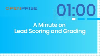 A Minute on Lead Scoring and Grading