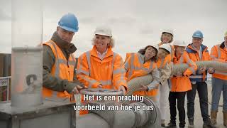 Starthandeling natuurprojecten Lauwersmeerdijk