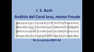 Análisis del coral Jesu, meine Fraude de la Cantata nº 64 BWV 64 de J. S. Bach