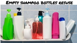 Empty shampoo bottles reuse idea||cute watermelon pencil holder  #youtubeshorts  #craftshorts