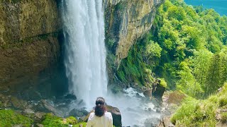 Seerenbach Waterfall , magically beautiful Swiss Nature 🇨🇭 Seerenbachfälle 📍Amden St. Gallen