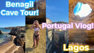 ALBUFEIRA PORTUGAL TRAVEL VLOG | DAY 3 & 4 // Exploring Lagos, Benagil Caves, Algarve, Flying home!!