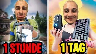 Ich lerne MAUS und TASTATUR in 24 STUNDEN und bin jetzt PRO in Fortnite!