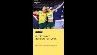 Aussie's girls are golden at Paris 2024 #olympics #australia