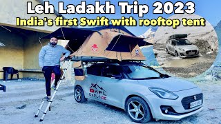 Leh ladakh road trip 2023 | Rooftop camping in sissu village | Manali to leh | Ladakh trip | Day 1