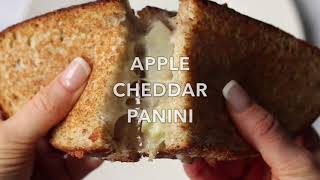 Apple Cheddar Panini