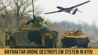 Bayraktar drone destroys EW system in Kyiv region