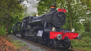 Kent and East Sussex Railway unleash the RED DRAGON , Foxcote Manor (foxy) 7822