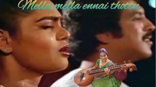 Mella Mella Ennai Thottu | Vazhkai | Ilaiyaraaja | Veena Cover