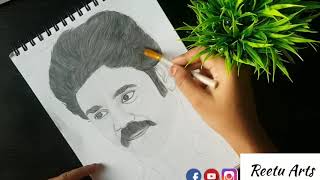 Happy Birthday King Nagarjuna Sir | Pencil Art | Tollywood | Reetu Arts