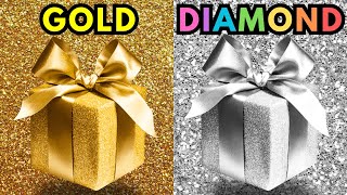 🤩 Choose your gift🎁💝✨️| 2 gift box challenge | GOLD and DIAMOND #pickonekickone #giftboxchallenge