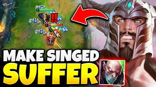 How to punish bad Singed players with Tryndamere (STOP THE LEVEL 1 PROXY)