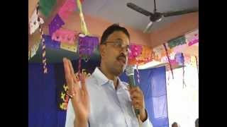 Sri. V.V.Lakshminarayana, IPS at Dhulipudi School on 13Sept2014 Part-1