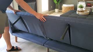 How to fold down the sofa bed