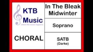 In The Bleak Midwinter Darke SATB Soprano Part Only