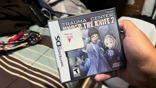 Sealed DS game Trauma Center Under The Knife 2 unboxing & playing it in 2024