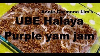 Ube Halaya/Purple Yam Jam. Perfect super delicious recipe! Lots of IDEAS! Special or for commercial.