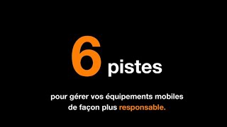 Démarche mobile éco-responsable Orange Business Service -  Piste 6 : l'eSIM