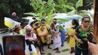 Garifuna Settlement re enactment in Orange Walk Town