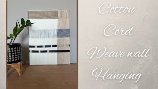 Cotton Yarn  Wall Hanging [Easy DIY]