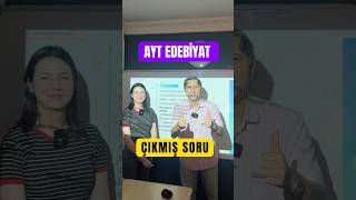 AYT edebiyat çıkmış soru  ÖSYM FAVORİSİ