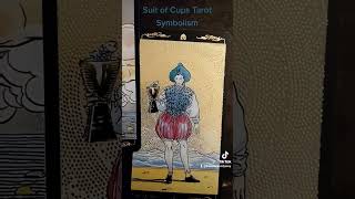 Suit of Cups Tarot Symbolism #short #shorts #tarot #suitofcups #tarotcards