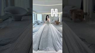 See your gown according your first name latter 👗#shortsfeed #viralvideo #trending