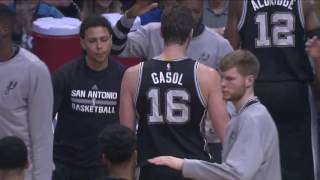 DeAndre Jordan Dunks on Pau Gasol 12/22/2016