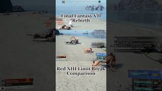 Final Fantasy VII Rebirth Red XIII Limit Break Comparison #finalfantasytiktok #finalfantasy #ffvii