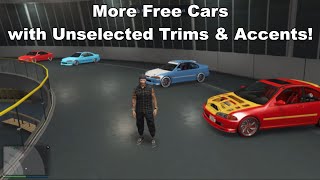 COME GET SOME UNSELECTED MODDED TRIMS IN GTA 5! FREE! #GCTF #ModdedCars #Facility #ps4 #gta5