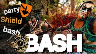 [FOR HONOR] It's slow, but its punch is stronger | Bash's delay motion is perfect for headers!