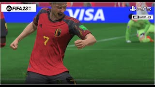 FIFA 23 - Belgium Scores - Fifa World Cup Qatar - PS5 Gameplay #shorts