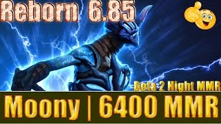 Dota 2 reborn 6 85 Moony 6400 MMR  Razor  Ranked Match Gameplay!