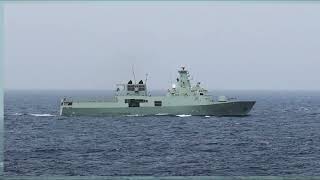 PNS YARMOOK CONDUCTS EXERCISE WITH OMAN NAVY SHIP IN GULF OF OMAN DURING RSMP