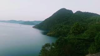 pemandangan indah dari atas jembatan ringroad kota jayapura