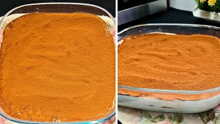 How To Make Tiramisu In 10 Minutes | Easy Tiramisu Recipe