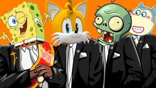 Spongebob & Tails & Wolfoo & Plants vs Zombies - Memes Coffin Dance COVER Astronomia