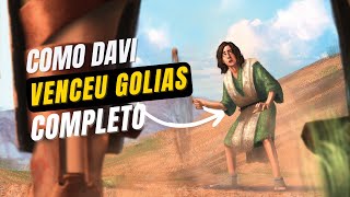 Como Davi venceu Golias e se tornou herói de seu povo na biblia