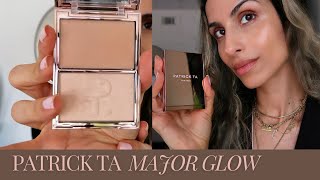 NEW!! PATRICK TA Major Glow Crème & Powder Translucent Highlighter Duo (SUGAR)