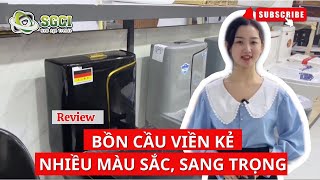 Review Bồn Cầu Viền Kẻ - Nhiều màu sắc, sang trọng