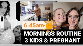 PREGNANT busy mum morning routine| 27 week update.