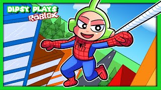 🌈 I'M SPIDERMAN! [FUNNY OBBY] | Dipsy Plays Roblox Parkour Reborn Alpha