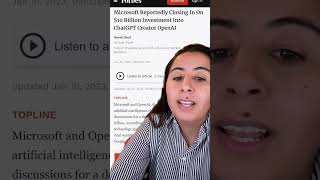 Microsoft invests $10 Billions in ChatGPT creator OpenAI🚀Prepare for the next Era #ChatGPT #tech