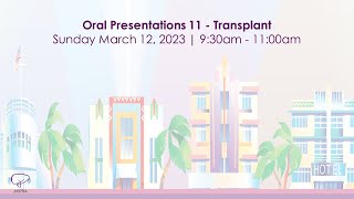 Oral Presentations 11 - Transplant