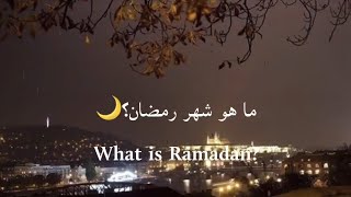 ما هو شهر رمضان؟🌙 What is Ramadan || حالات واتس ||  Status 💙