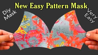 😷Very Easy Face Mask Pattern😷 - Face Mask Sewing Tutorial - DIY Cloth Face  Mask(New Style Mask)