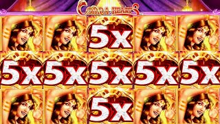 ★★JACKPOT HANDPAY★★$45 BETS★★COBRA HEARTS HIGH LIMIT SLOT MACHINE BUENO DINERO MUSEUM SLOTS KONAMI