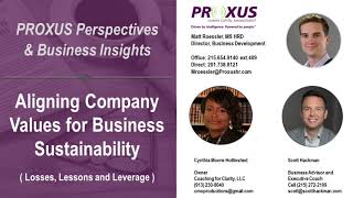 PROXUS Perspectives & Business Insights: Aligning Company Values for Business Sustainability